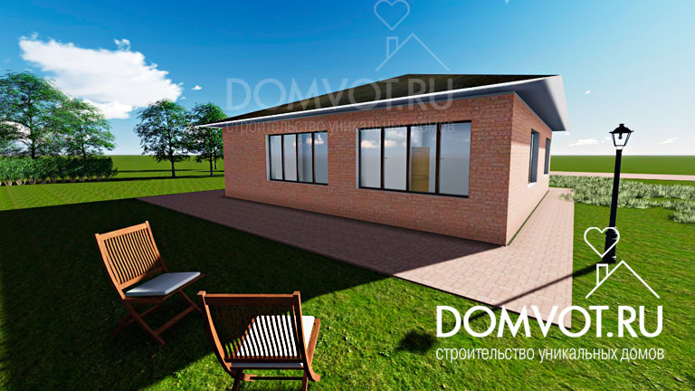 этажный дом 100 м2, построенный в 2015 г, с