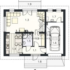 Проект дома DV13